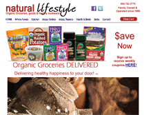 Tablet Screenshot of natural-lifestyle.com